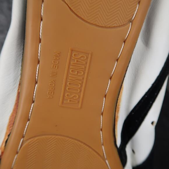 Sang Moo Sa Shoes Mens 12.5 Martial Arts Karate Sneakers Leather White Black